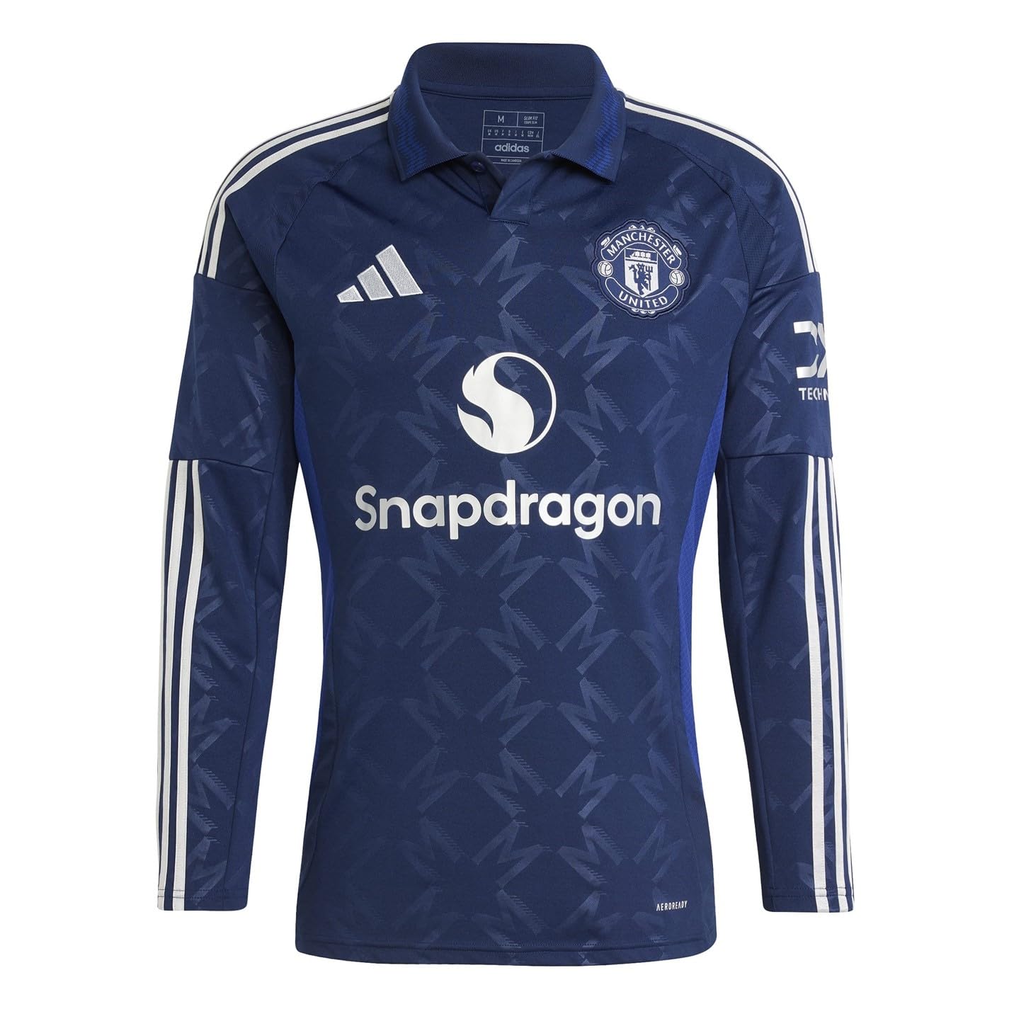Adidas Men's Manchester United Away Long Sleeve Shirt Adults - Blue - M