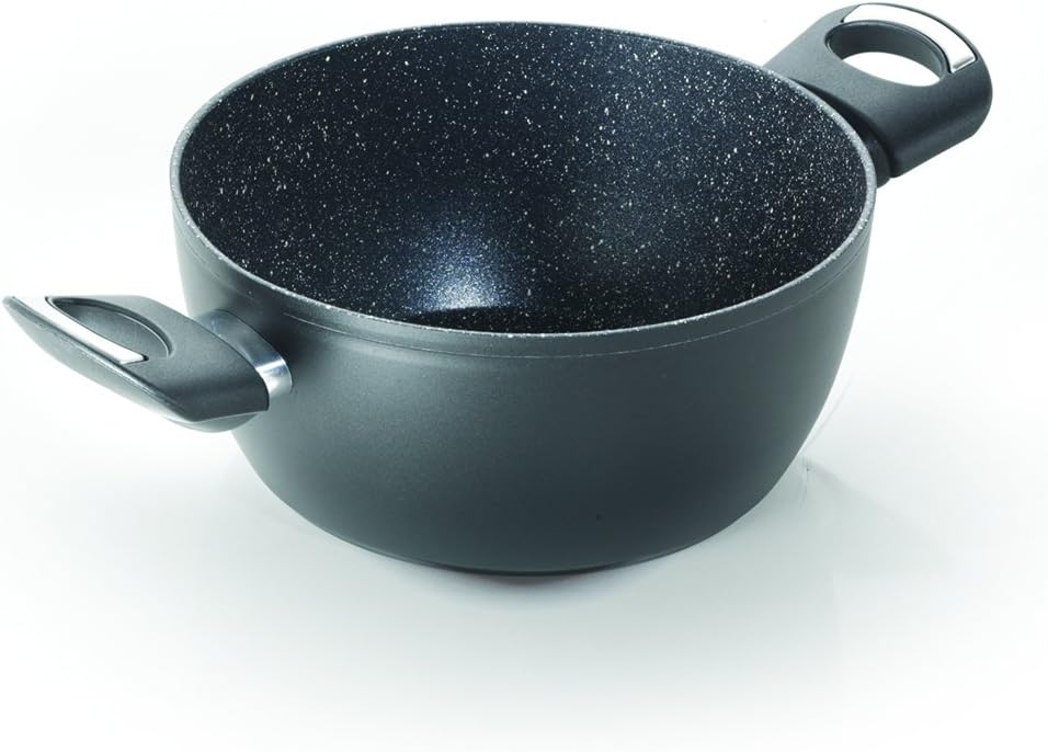 Domo D76C22000 Granit Dutch Oven Cooking Pot Diameter 20 Cm, Multi Colour