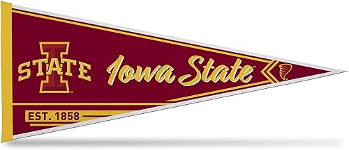 Vista 44 de Rico Industries NCAA Banderín Clásico de Fieltro para Decoración de Pared de 12" x 30" - Ideal para Decoración del Hogar/Dormitorio/Cueva de Hombre