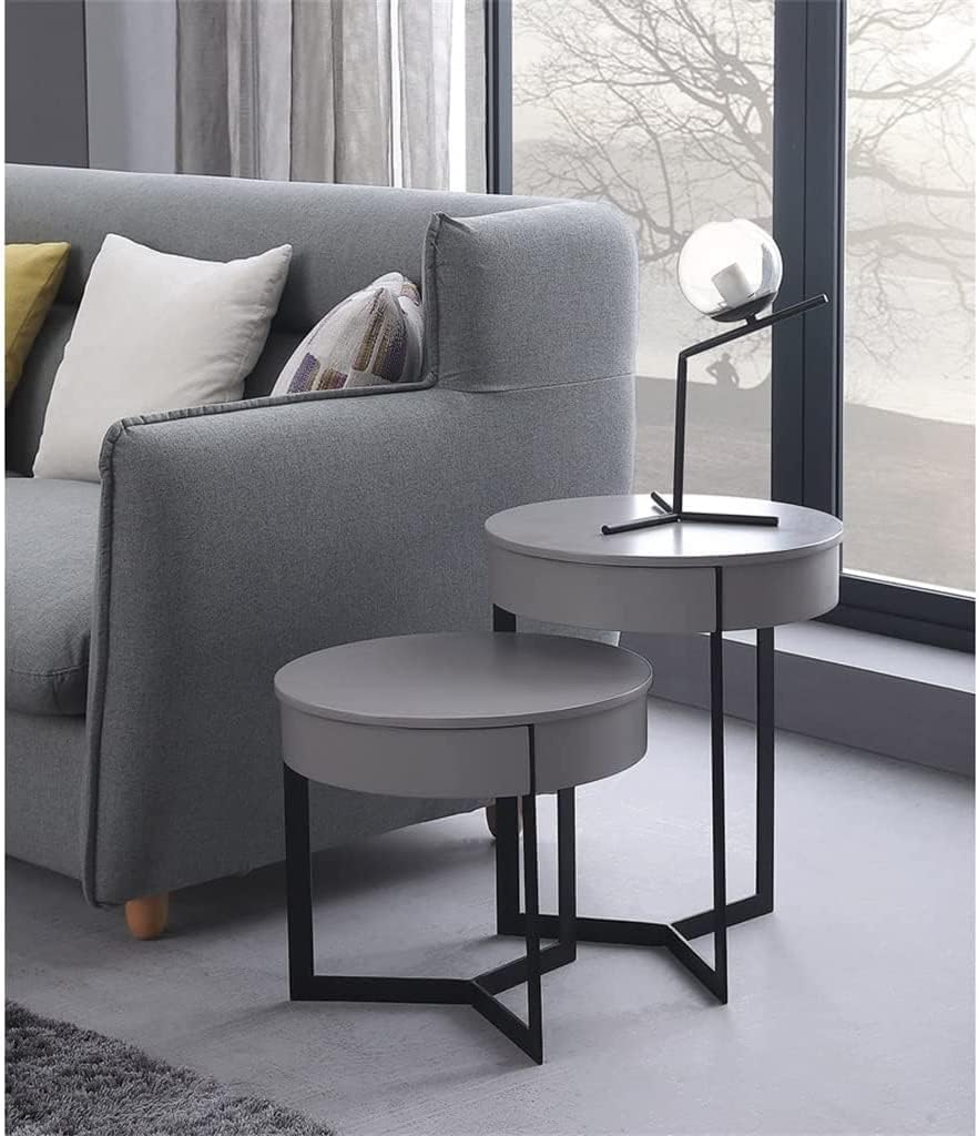 Side Table/End Table,BedIron Art Minimalist Bedroom Furniture Small Apartment Locker