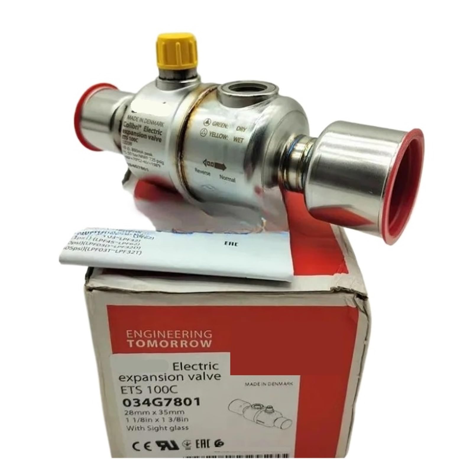 SJJBVPYX Electronic Expansion Valve ETS12 24 25 50 100C 034G7801 7702 7602 7900(034G7703 28 35)