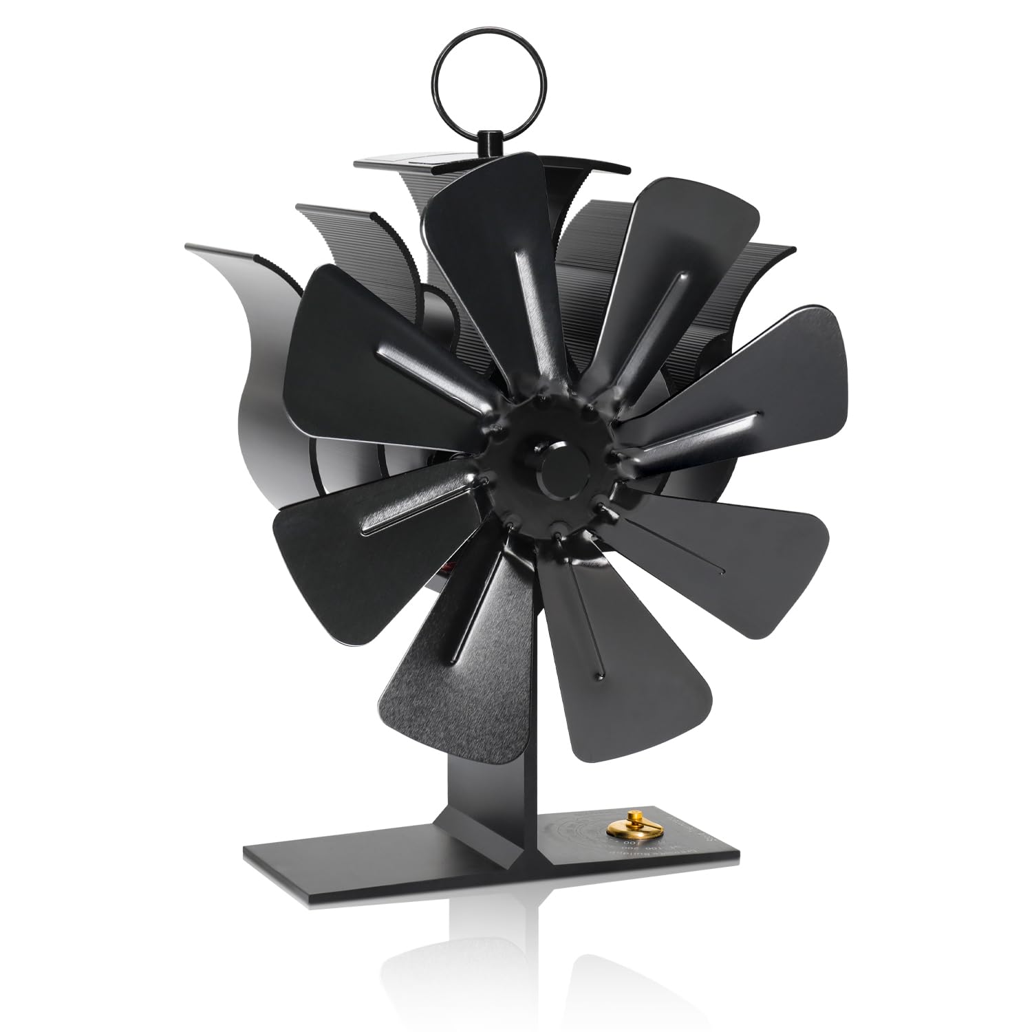 石油ストーブ 温度計付き 黒 Amazon.co.jp: 「新登場 8羽根 大風量 温度計付き一体型」KTJ ストーブ