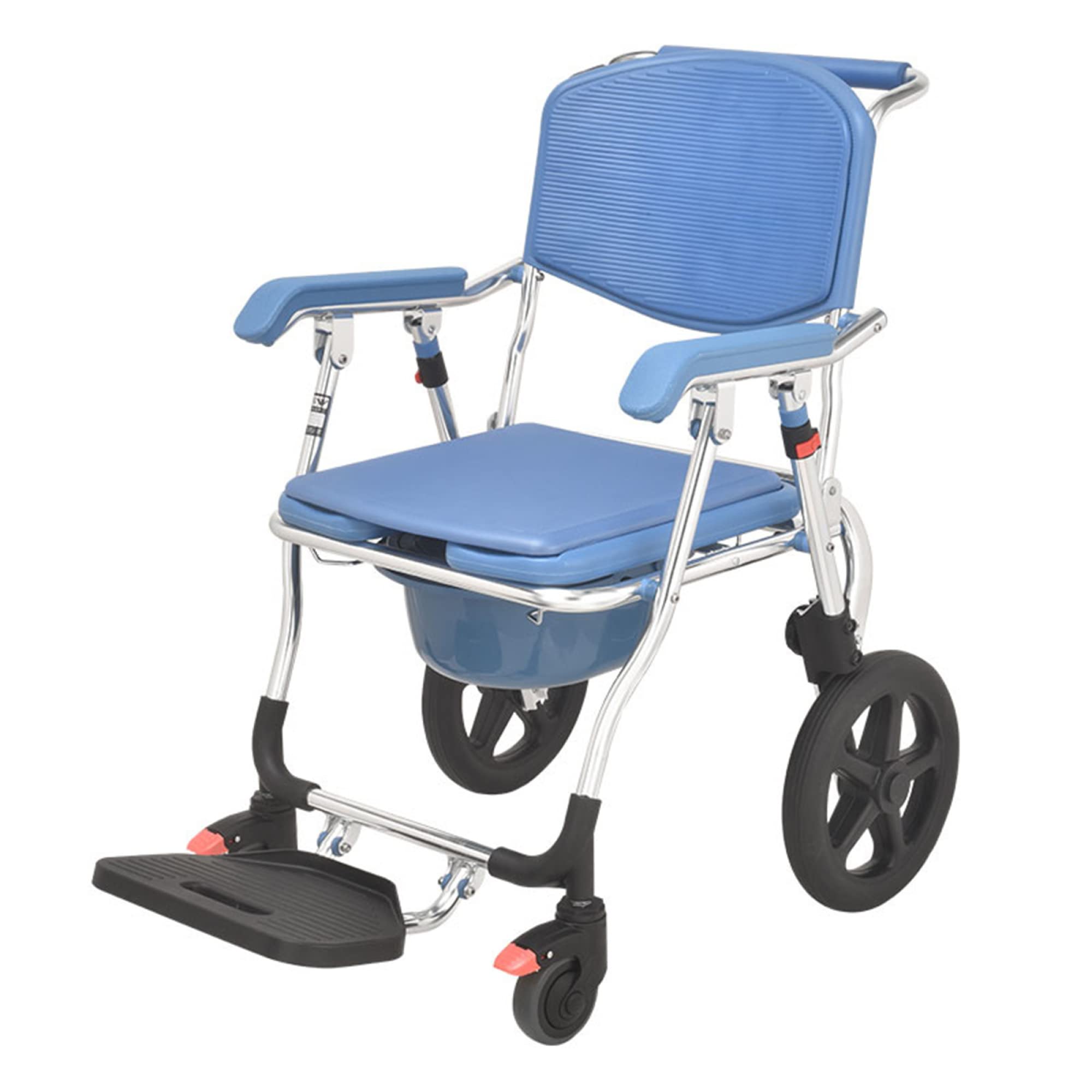 Siège de bain pour adultes âgés pliable et chaise d'aisance mobile