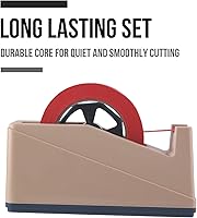 Vista 7 de Lichamp Dispensador de cinta térmica: cinta de sublimación y transferencia de calor para núcleo de 3 pulgadas, base antideslizante y diseño ponderado