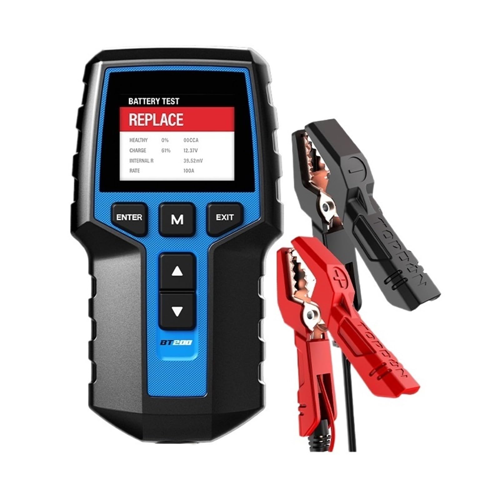 Comprobador De Baterias Probador De Batería De Coche De 12V, Analizador Digital De Batería De Diagnóstico Automotriz, Herramienta De Escáner De Carga De Arranque De Vehículo