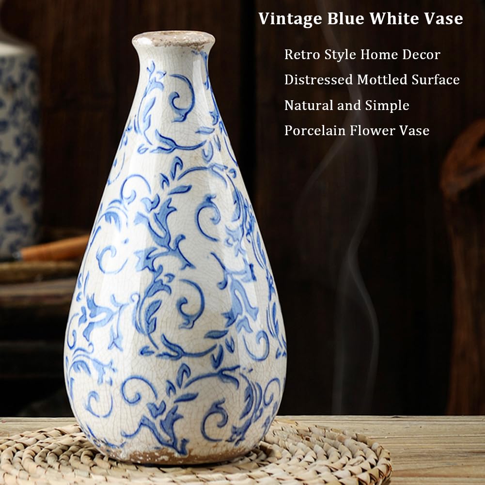 緑色 陶器 花瓶 ひび割れ模様 木製台座