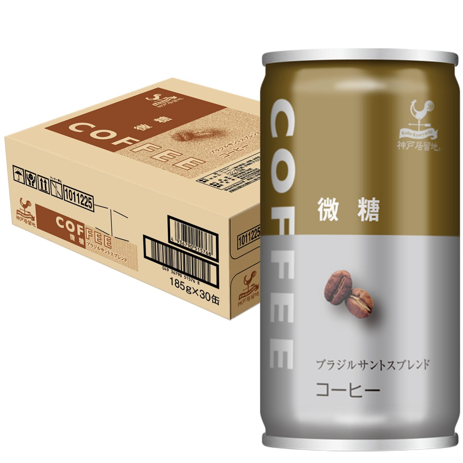 Amazon.co.jp: 神戸居留地 缶コーヒー 微糖 185g 30本 箱買い 無香料