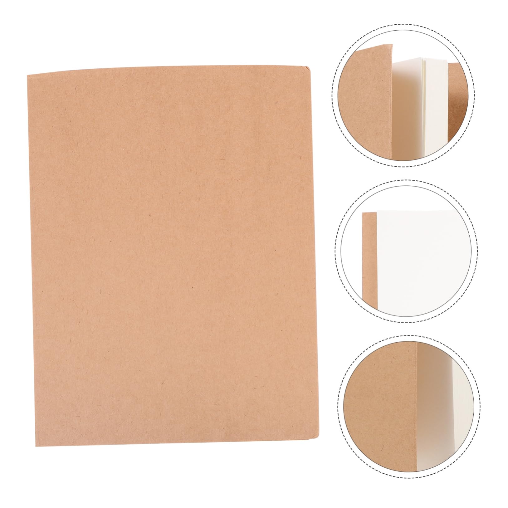 Carnet de Croquis Rétro Vierge pour Cahier de Dessin Compact 100 Feuilles Bloc-Notes pour Garçon et Filles Dessin Peinture