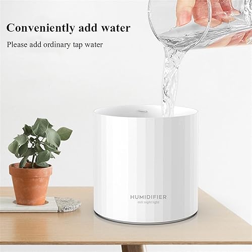 Miniatura 4 de Humidificador Doble Boquilla USB Humidificador de aire 900ML Capacidad de agua Cool Mist Maker Fogger con luz nocturna colorida Humidificador