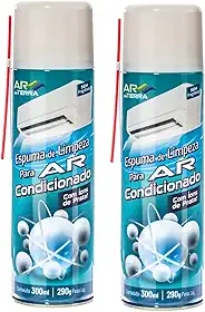 2 Espuma Para Limpeza Ar Condicionado Ar Da Terra Ions Prata