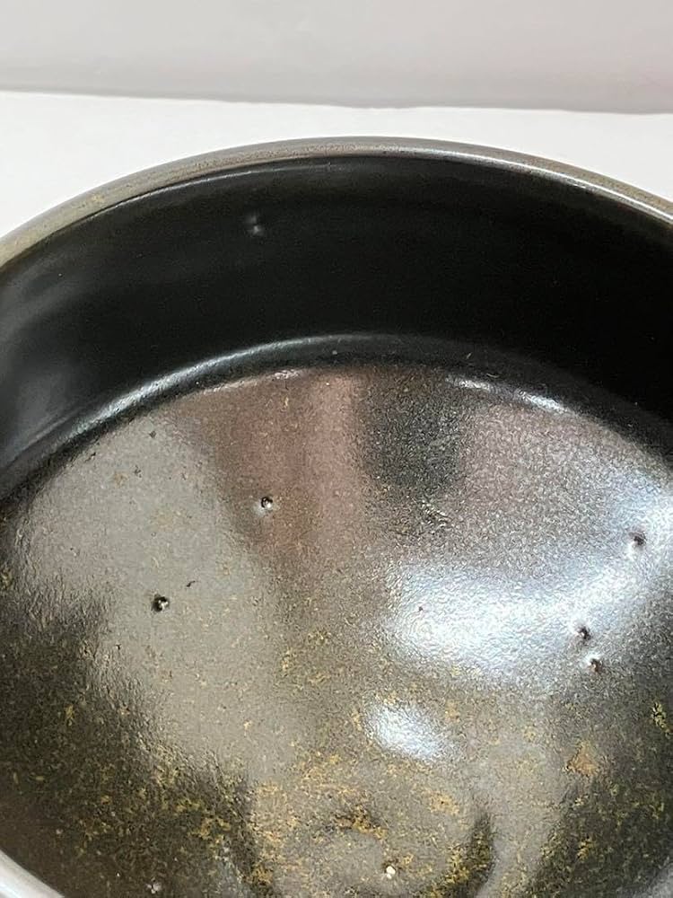 Amazon.co.jp: 共箱入り 骨董 名品ウラン釉 上神焼 作:茶碗 茶碗