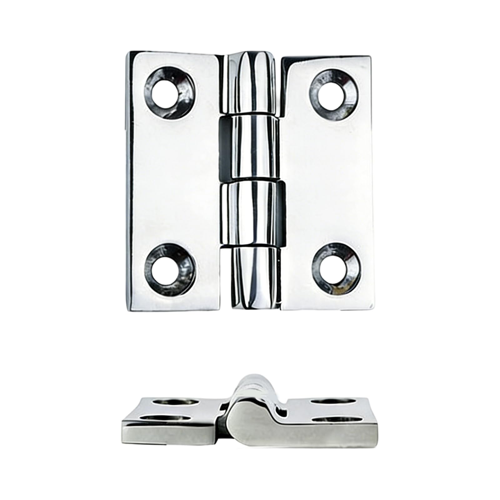 Boat Hardware Stainless Steel Construction Marine Hinges for Saltwater Environments Wide Application Quiet Engine Cover