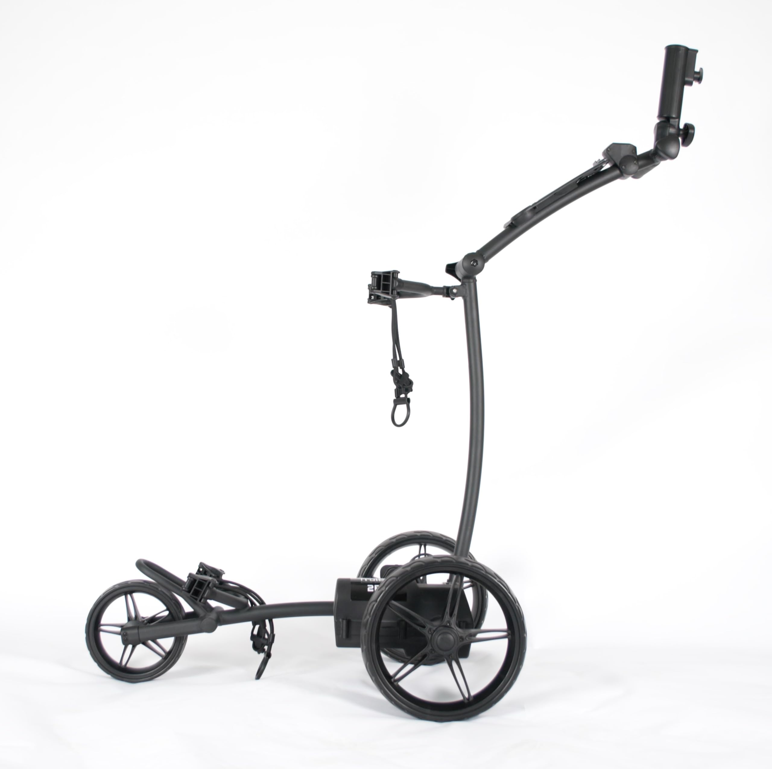 Trolem Electric Tubular Golf Trolley, Black with no Brake, élite Unisexe Adulte, Black, One Size -