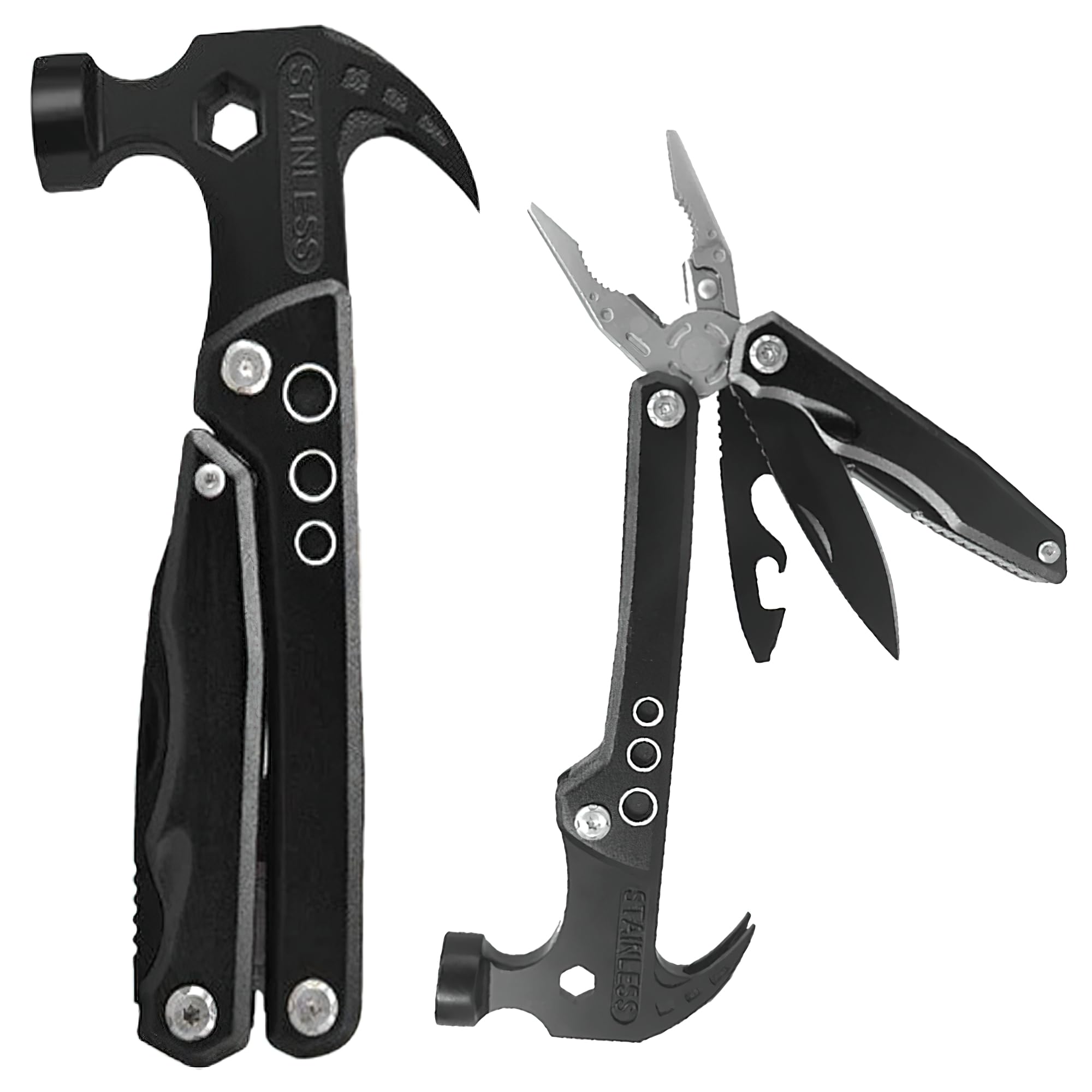 ARKZO All-in-One 10-in-1 Mini Claw Hammer with Pliers - Multifunctional EDC Campaign Accessory - Multipurpose Gadgets Tool for Men - Hathodi Multi-Tool with Multiple Tracking Features (B0DFCFN87Y) Amazon Price History, Amazon Price Tracker