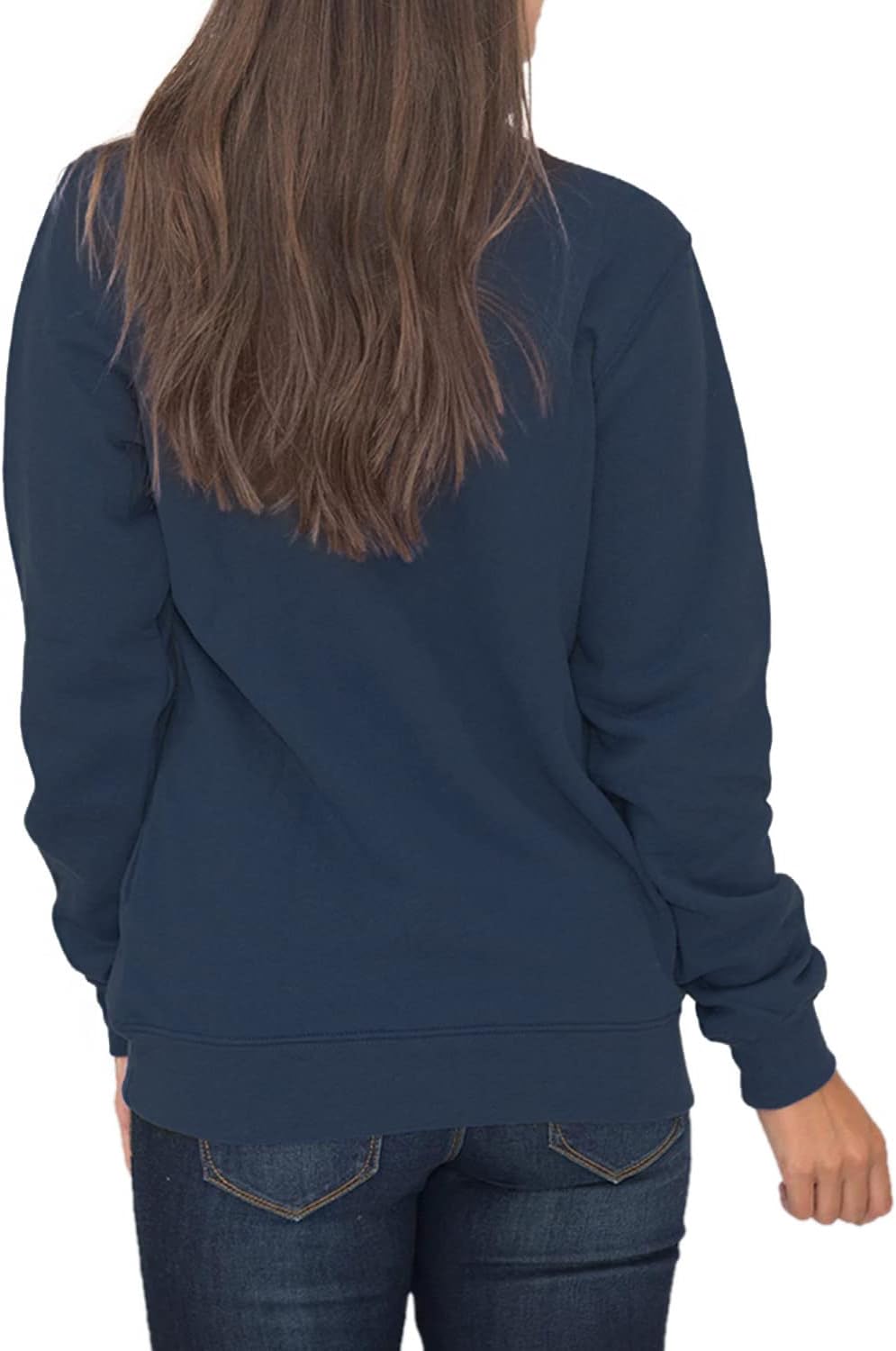 Samefar Womens Warm Cozy High Neck Long Sleeve Solid 1/4 Zip Pullover Sweatshirts with Pockets - Image 3