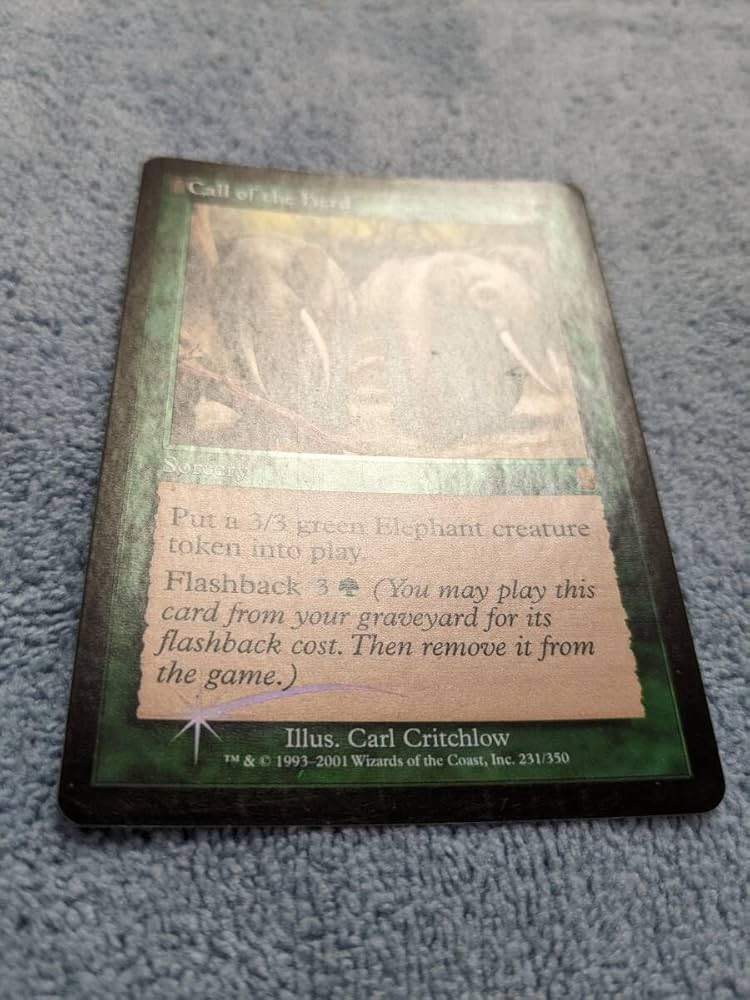 Amazon.co.jp: MTG Foil 英 獣群の呼び声 Call of the Herd [ODY