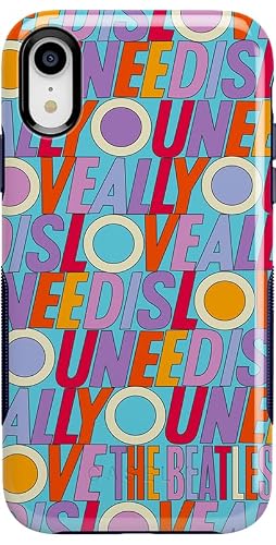 Casely iPhone XR Case | All You Need is Love | Beatles | Bold Protective Design