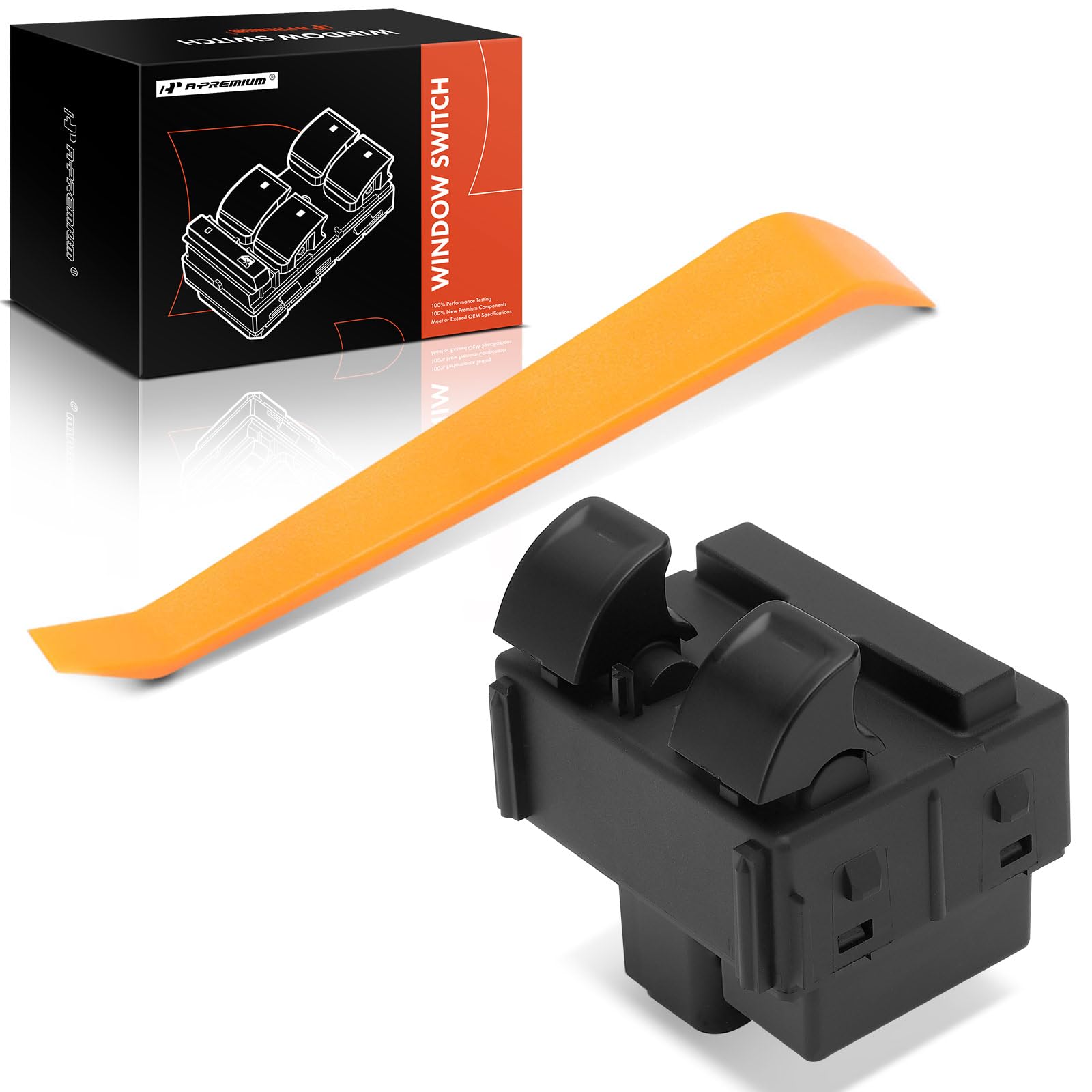 A-Premium Power Window Switch Compatible with Jeep Wrangler 2011-2012, Wrangler JK 2018, Front Driver or Passenger Side, Replace# 68156218AA,