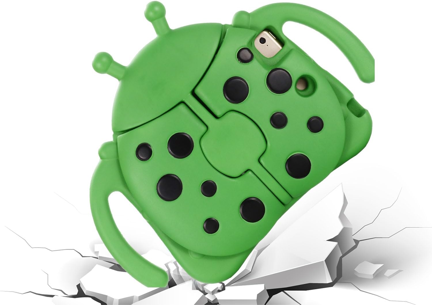 Kids Tablet Case for iPad Mini 5th/4th 7.9",Eva Heavy Duty Shockproof Cover with Folding Kickstand,Funny Beetle Shape Cartoon Case for Children
