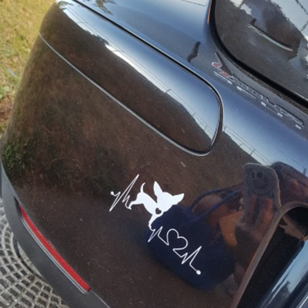 Adesivo 3D Chihuahua Per Auto | Effetto Svolto Impermeabile 15 Cm - 2