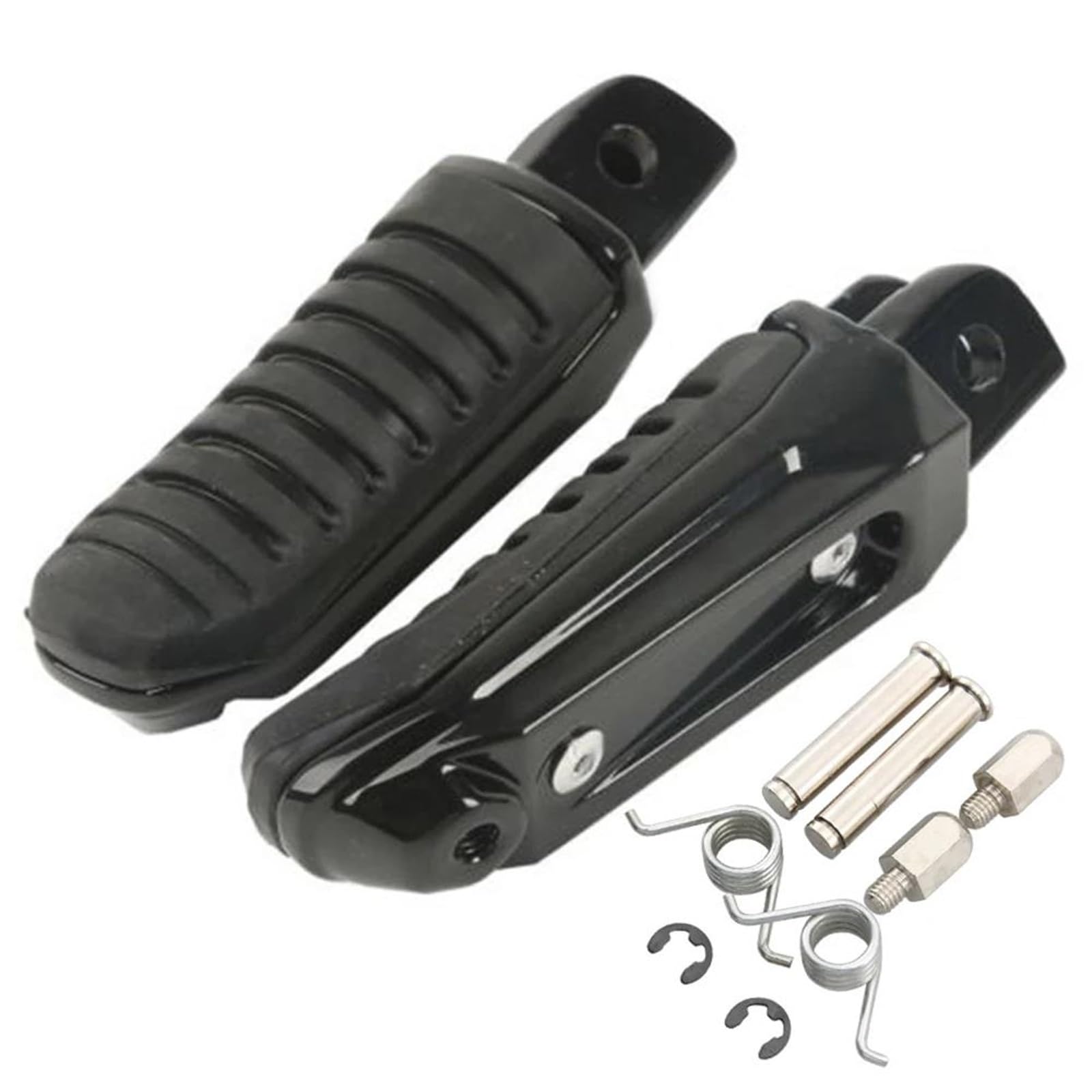 Accesorios para clavijas Accesorios Para Estriberas Delanteras De Motocicleta Para Suzuki GSF650 Bandit 650 (2008, 2009, 2010, 2011 2012), Reposapiés, Pedales Y(Nero)