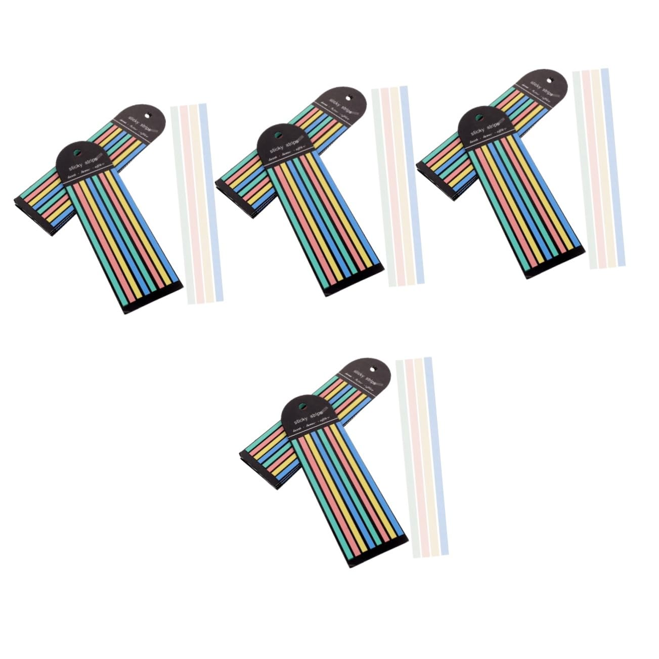 EXCEART 4piezas Cintas Resaltadoras Transparentes Para Anotaciones Pestañas De Página Adhesivas Marcadores De Libros Libros De Índice Fluorescente Herramientas De Estudio Efectivas Para