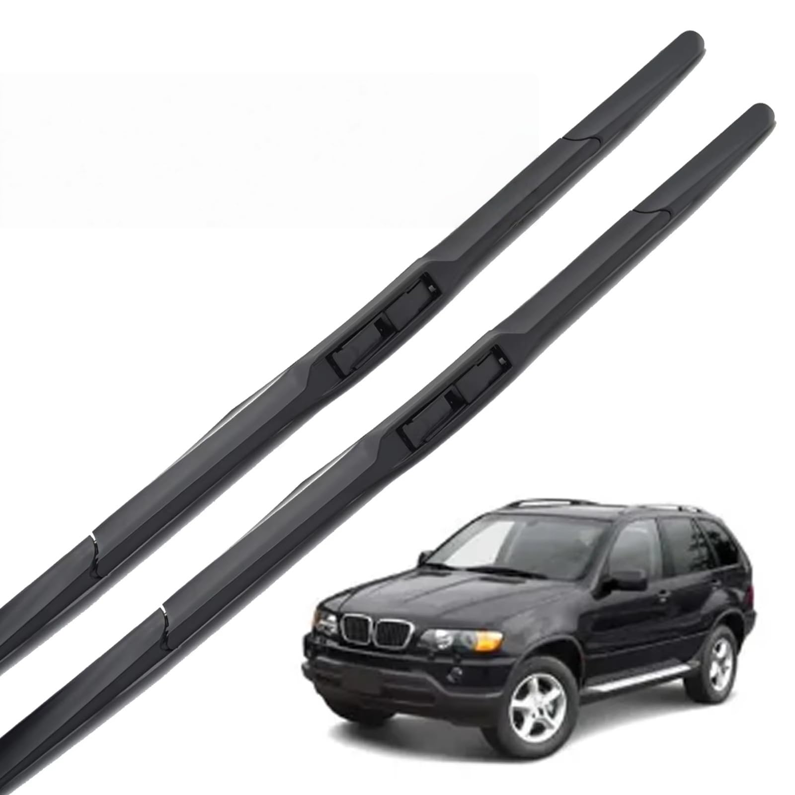 Balais d'essuie-glace silencieux pour BMW X5 E53 essuyage sans traces
