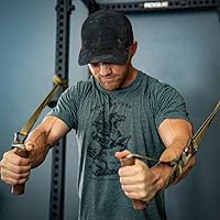 Vista 6 de Asas de banda de resistencia – Manijas de máquina de cable y anclaje de puerta para bandas de ejercicio, accesorio súper resistente para bandas