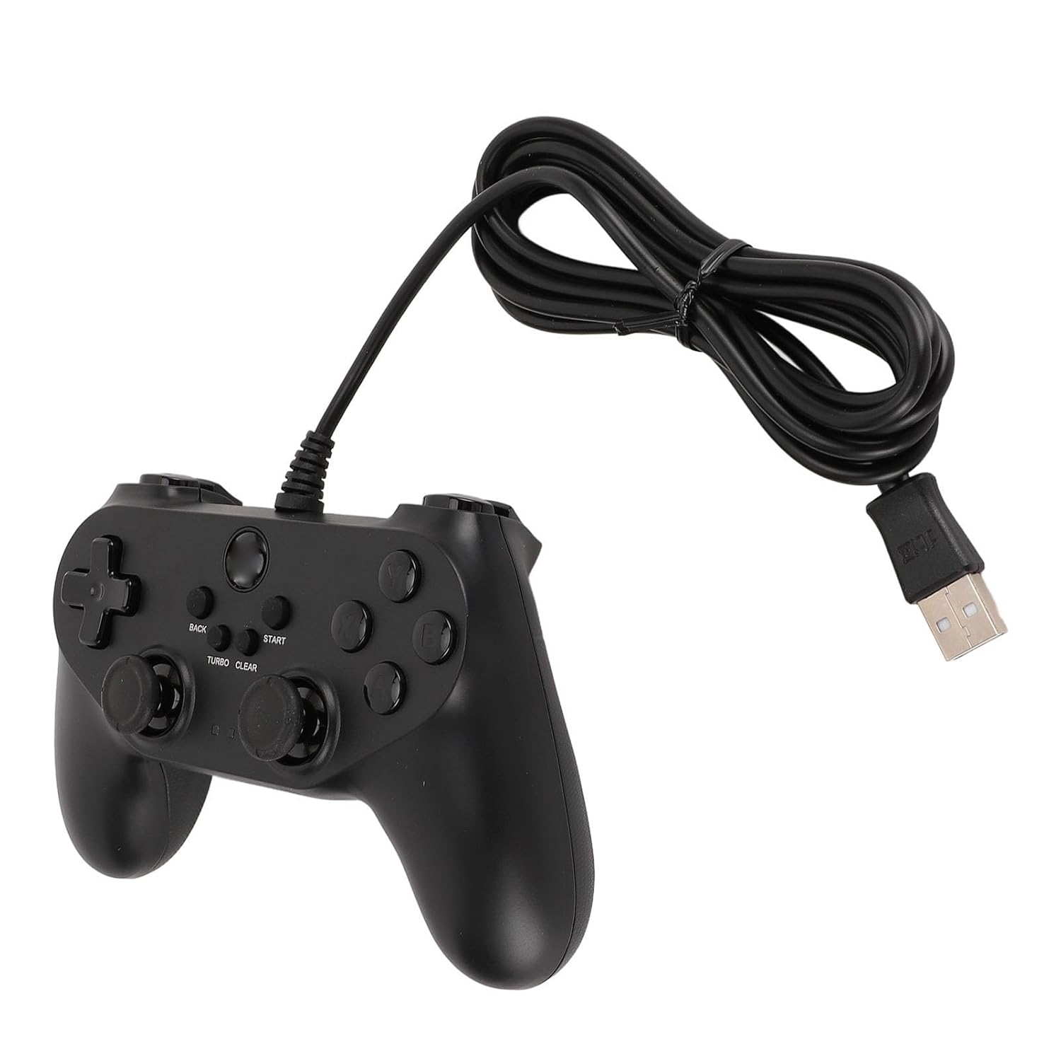 ASHATA Wired PC Game Controller, Joystick for 7 8 10 11 PC 360 with Low Latency ≤0.008s, Wired PC Game Controller Gamepad Wired, Controller USB PC