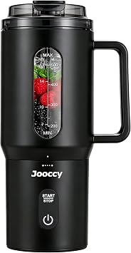 18oz Portable Blender, Cordless Travel Blender for Smoothie with Ice Crushing Blades, Auto Reverse Blending for Smoothie and Protein Shake
