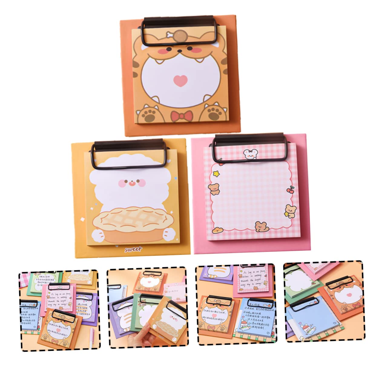 ♡オカッバラバーメモパッド未使用6冊セット♡ Amazon.co.jp: Operitacx クリップボード メモパッド 紙メモ