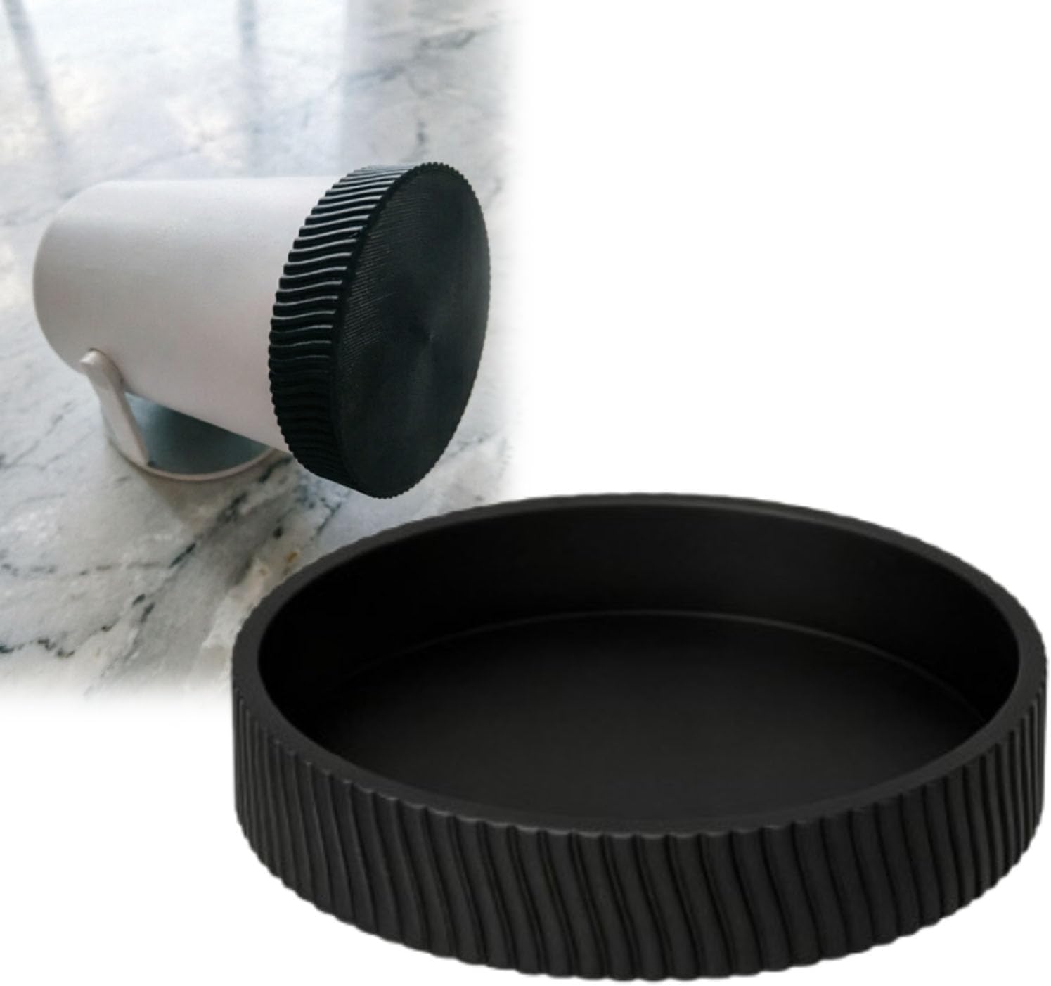 OIHSKA Projector Lens Cover for Magcubic HY300 Pro, Dust Proof Snap-On Lens Protector Cap, PETG-CF Travel Case Accessory