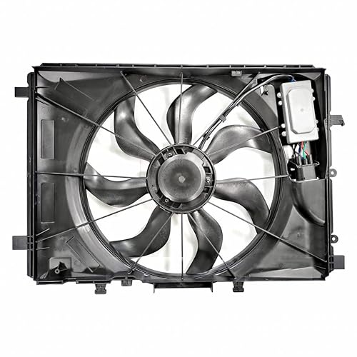 Miniatura 2 de Para Mercedes-Benz CLA250 2014 15 16 17 18 2019 doble radiador y condensador ventilador  wFCM  Reemplazo para MB3115146  246 500 00 64