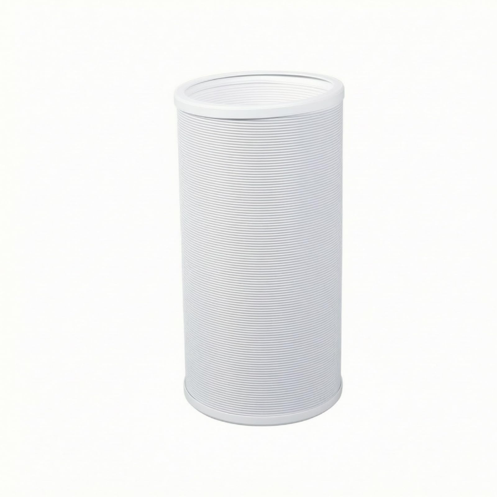 rockible Tubo di Scarico Condizionata Tubo Ventilazione Condizionatore Tubo Flessibile Condizionatore Condotto Scarico Portatile Parete Interna Liscia Attrito, Bianco, 5 Metri