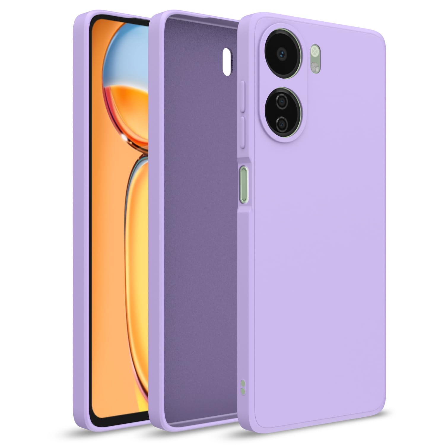 Pikkme Redmi 13C 4G Back Cover Soft Matte Liquid Silicone TPU | Camera Protection | Shockproof Slim Back Case for Redmi 13C 4G (Purple) (B0CV7ZRTDV) Amazon Price History, Amazon Price Tracker
