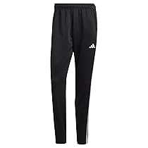 adidas Uomo Train Essentials 3-Stripes Training Pants, Black, White, XXL