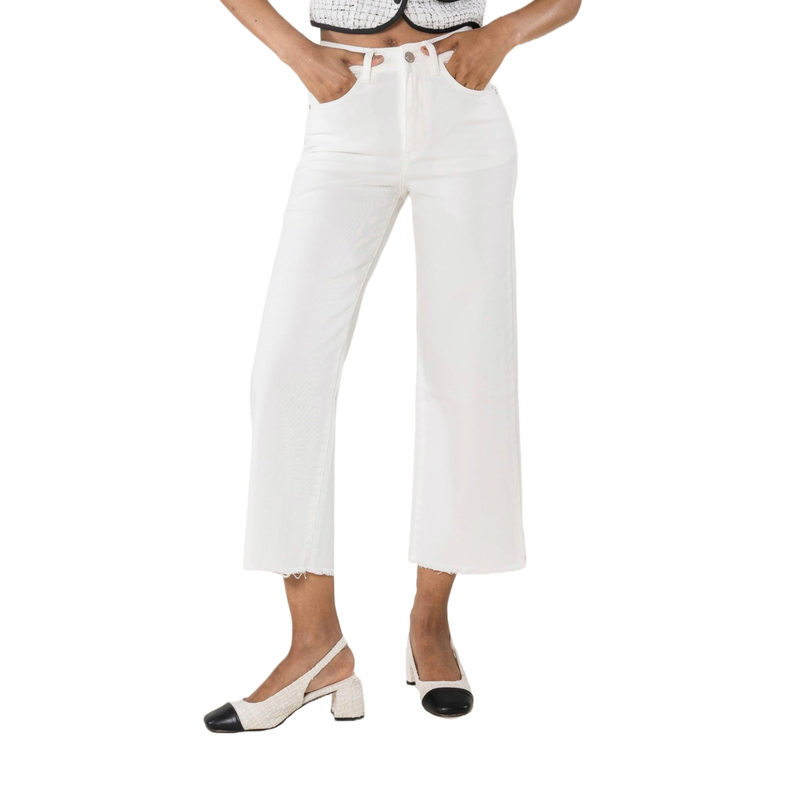 Nina Carter Q1850 - Pantalones vaqueros para mujer, diseño de tres cuartos