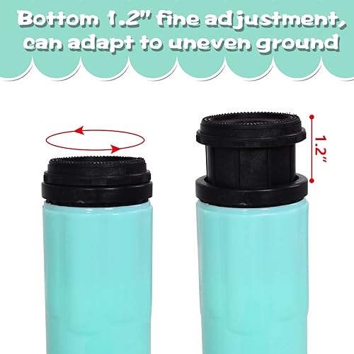 Miniatura 23 de Juego de mesa y silla para niños adecuado para niños y niñas de 2 a 12 años de altura ajustable, se puede pintar con 6 asientos, adecuado para el