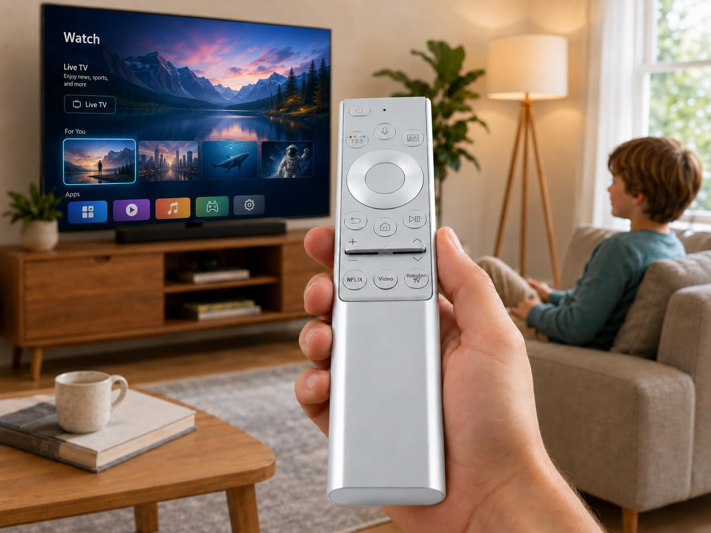 Telecomando per SAMSUNG BN59-01311B, BN59-01327B, BN59-01328A, BN59 | Bluetooth controllo vocale tasti streaming