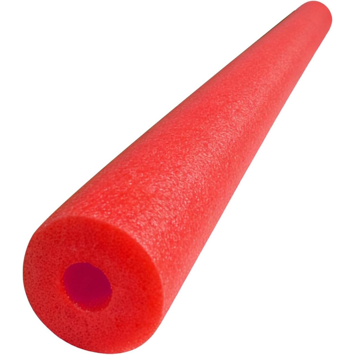 Pool Noodles with Hole, 60 Inch Hollow Foam Noodle for Swimming Float, Flexible Swimming Pool Noodle for Party (Red)