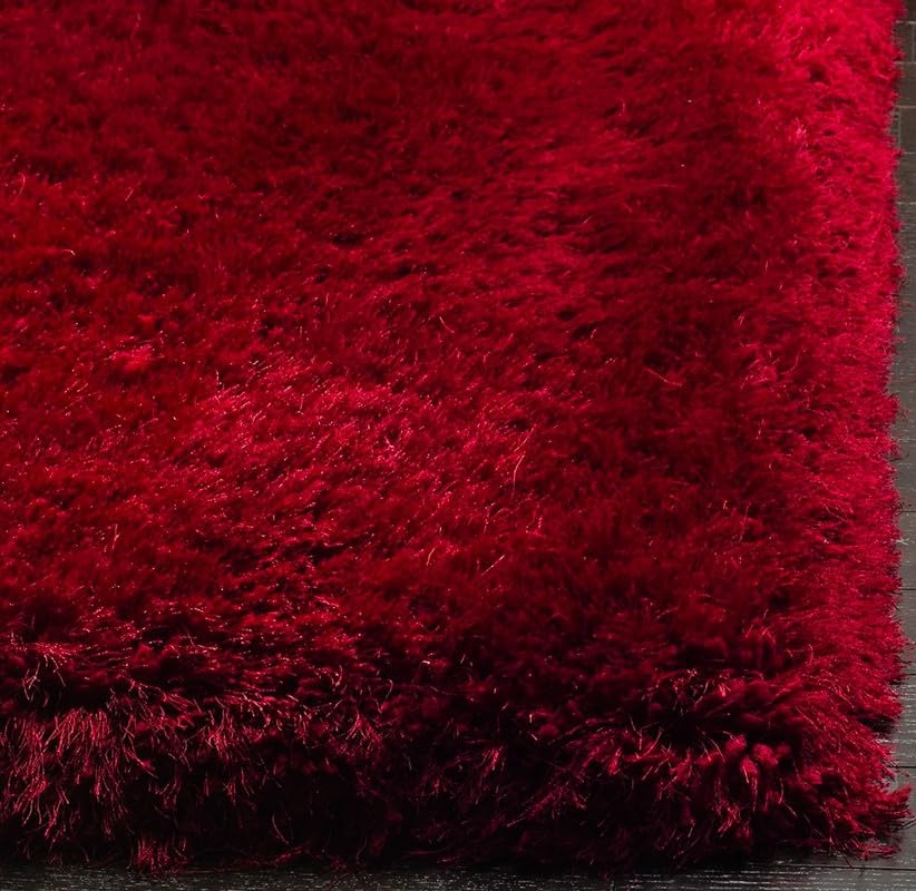 Image of Polyester Fluffy Fur Rugs & Modern Shaggy Floor Carpets for Living Room,Sofa Area,Hall,Kids Room,Guest Room | Elegent Bedside Runners for Besdroom(5X8 Feet Merron)