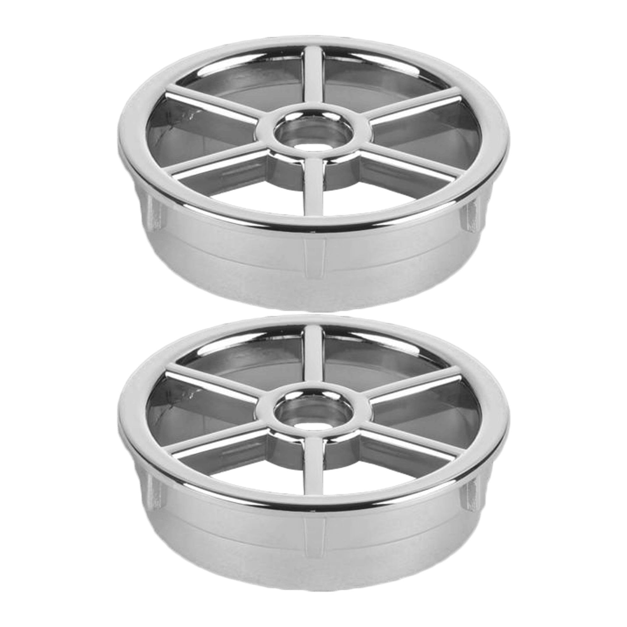Mcalpine STWGR-CP Chrome Removable Shower Waste Grids - Pack of Two (2)