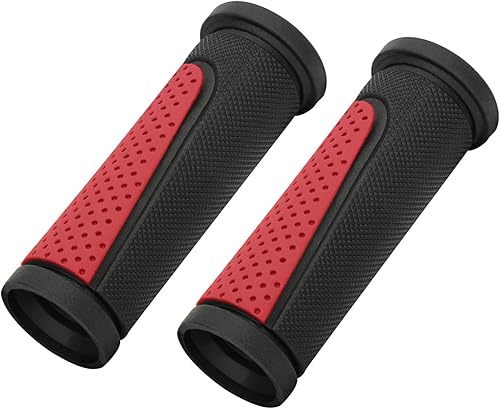 Empuñaduras de manillar de bicicleta, mini empuñaduras cortas para manillar de bicicleta, empuñaduras de goma de dos colores para muchas bicicletas