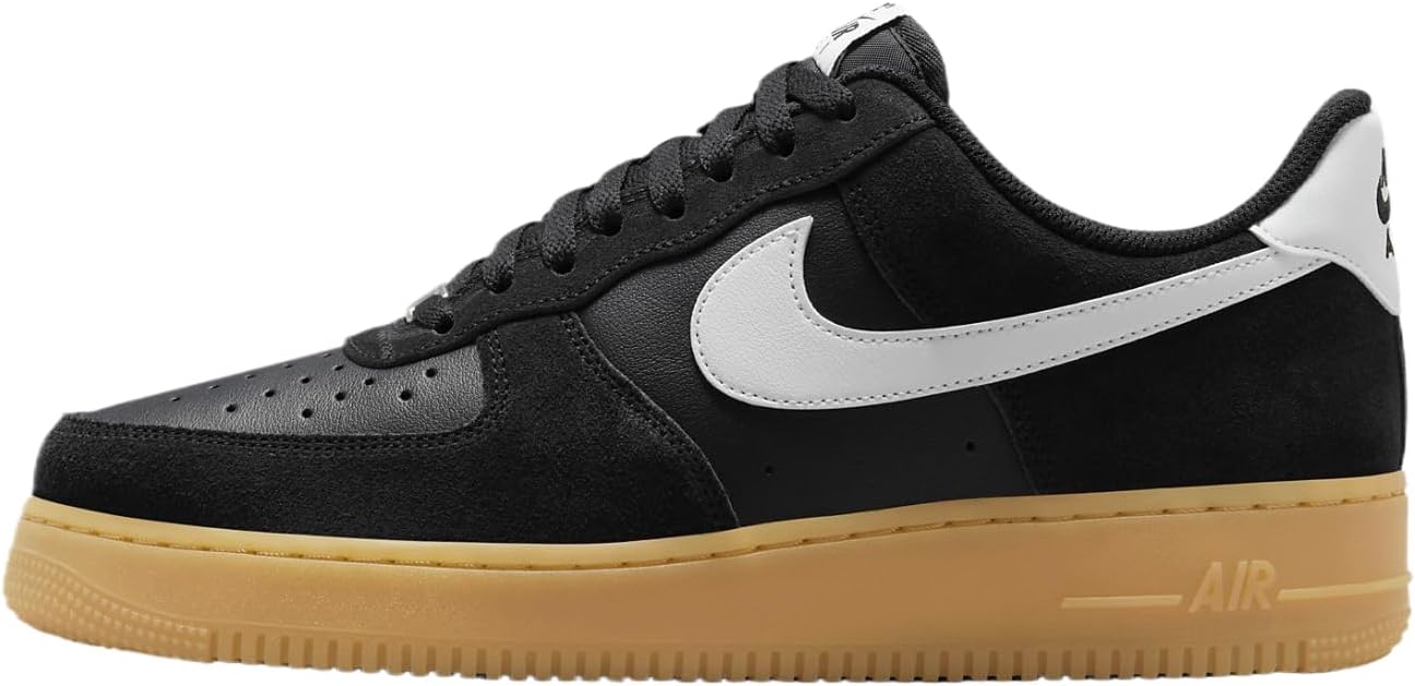 Nike Air Force 1 '07 Lv8, Men's Sneaker, Black Summit White Gum