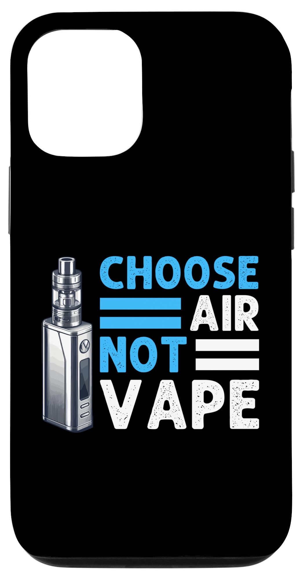 iPhone 15 Pro Choose Air Not Vape | Non-Smoker Quit Smoking Anti Vaping Case