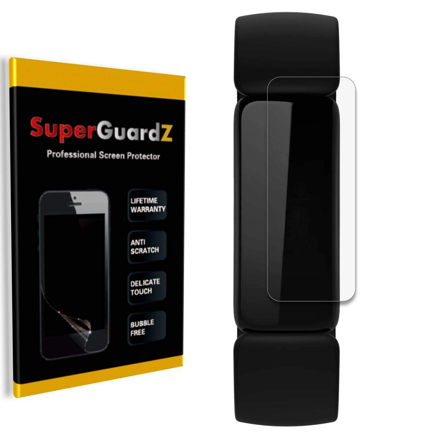 [8-Pack] for Fitbit Inspire 2 (2020) Screen Protector, SuperGuardZ, Ultra Clear, Anti-Scratch, Anti-Bubble
