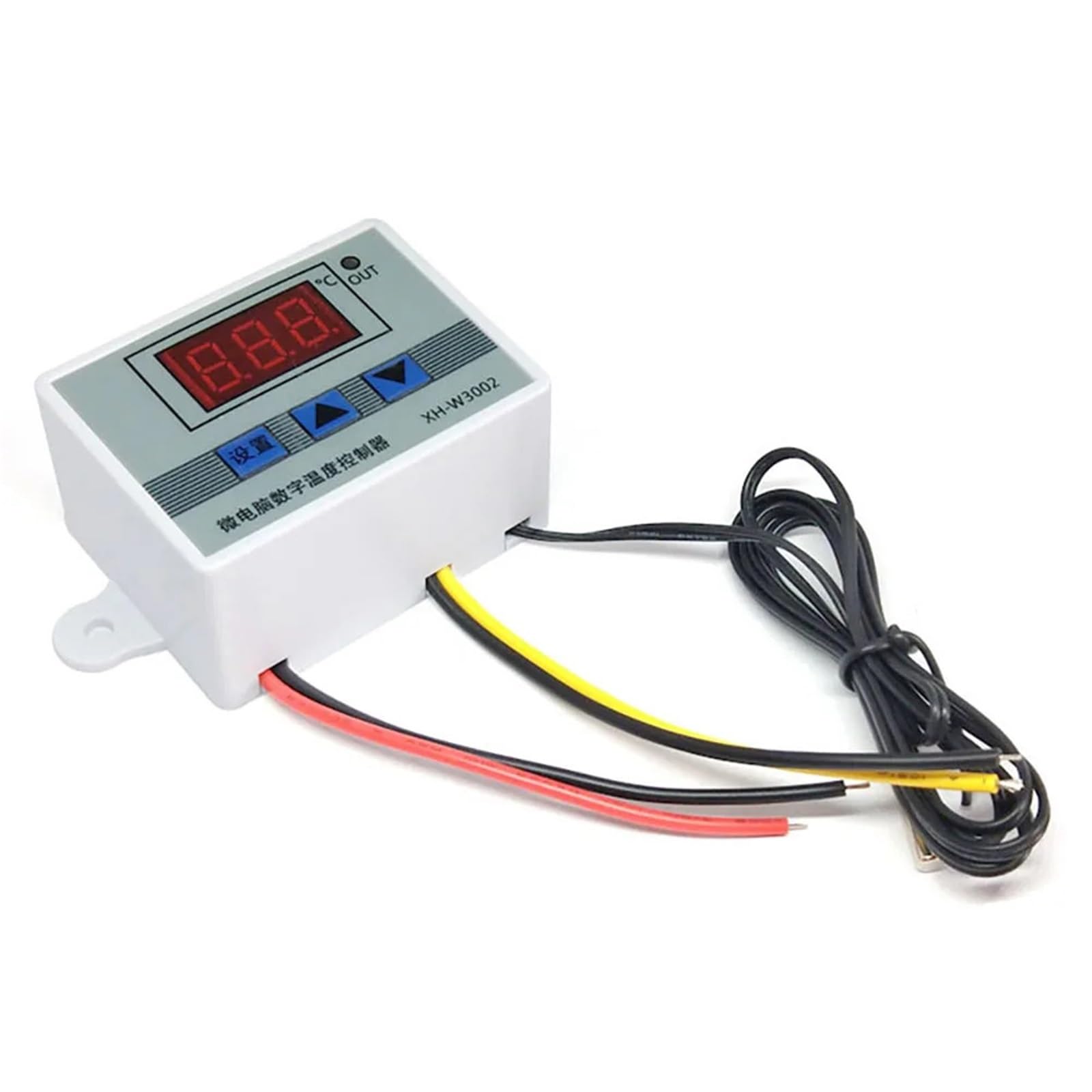 XH-W3002 220V / 12V Regolatore di temperatura digitale a LED 10A Interruttore di controllo del termostato Sonda con sensore impermeabile W3002(DC 12V)