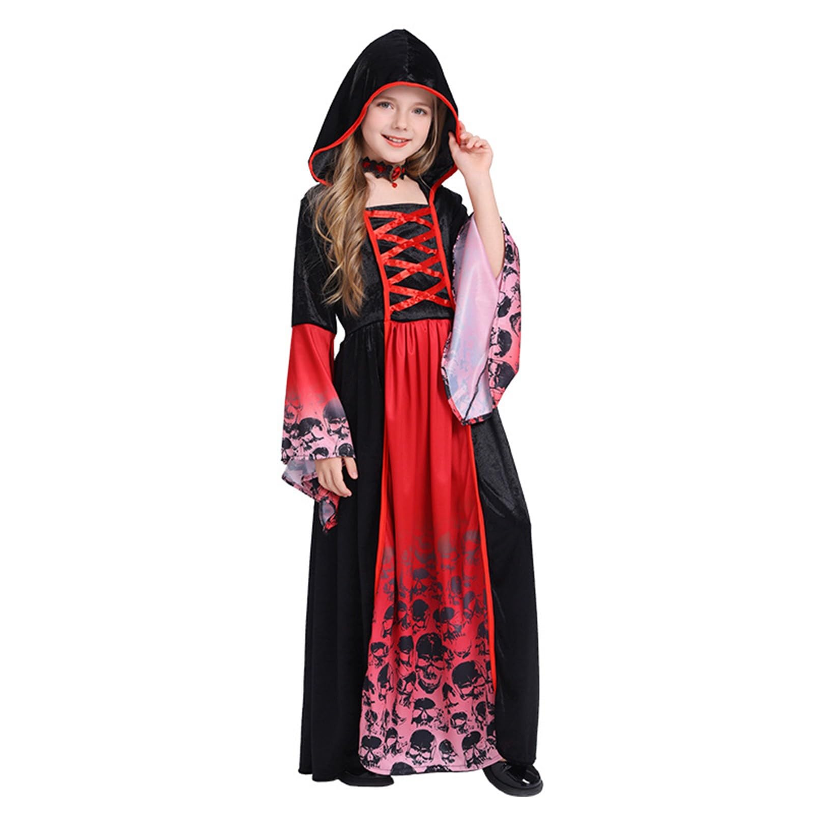 Halloween Kostüm Kinder Hexe Mädchen Halloween Kostüme Kinder Hexen Verkleidung Set Karneval Tanz Mottoparty Verkleidungsspiel Kostüm Mädchen Für Halloweens Cosplay