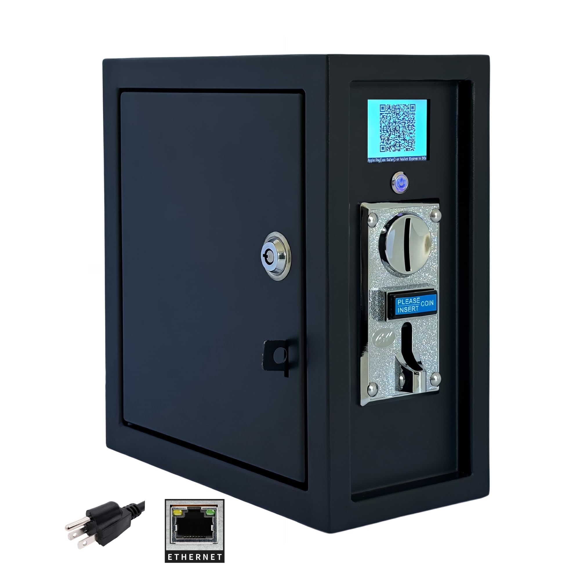 Sintron ST-004 110V Ethernet Edition LCD Upgrade Coin & Mobile Payment for Apple Pay Paypal Operated Timer Control Power Box for Vending Machine, Gaming Machines, Shoe Polisher, Washing Machines