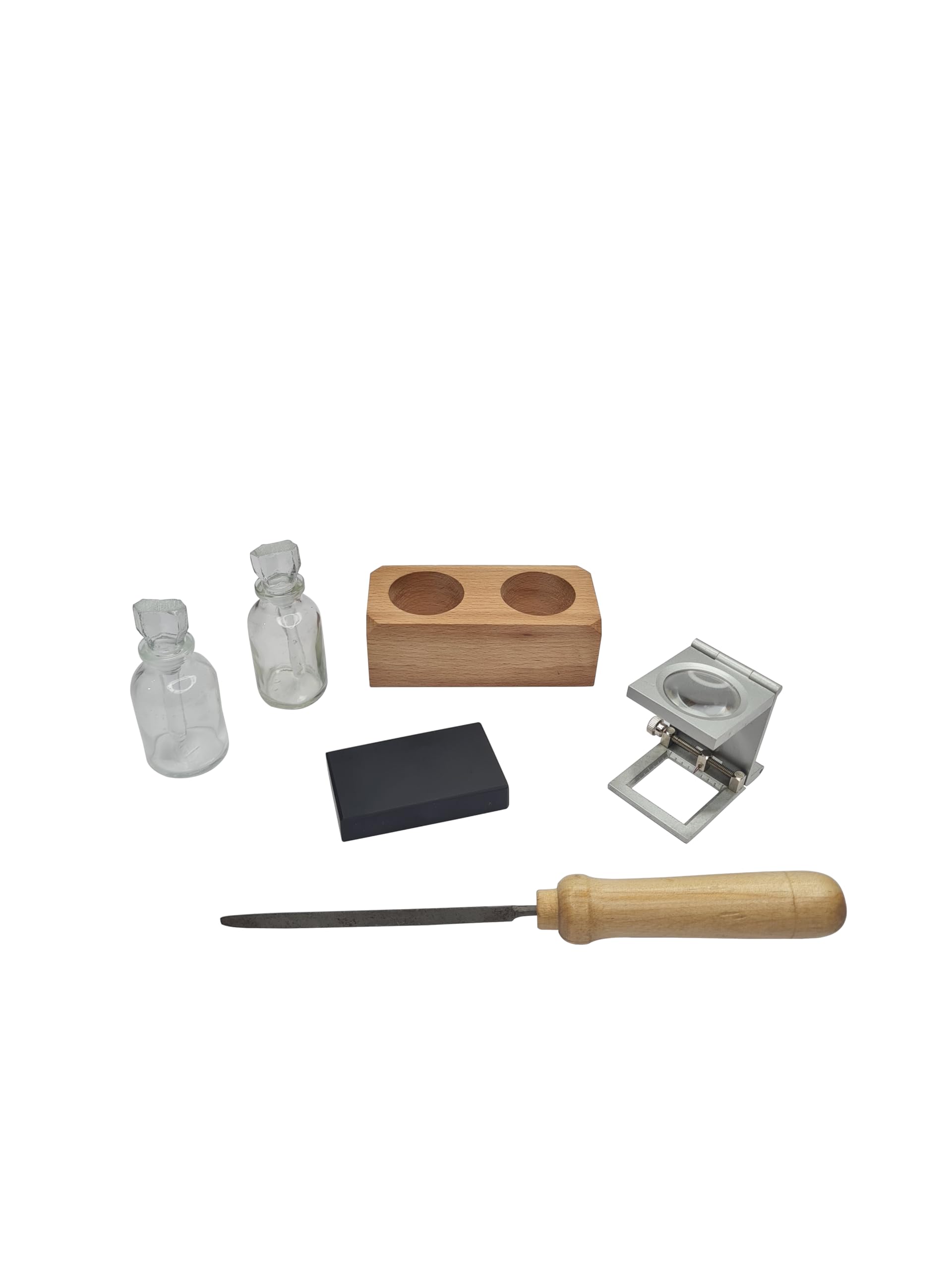 Gold Testing Kit with Eyeglass for Checking of Gold Purity in Banks, Valuers, Lenders, Exchangers, Old Gold Buyers, Pawn Shop, Jewellery Retailers, Showrooms, Boutiques etc